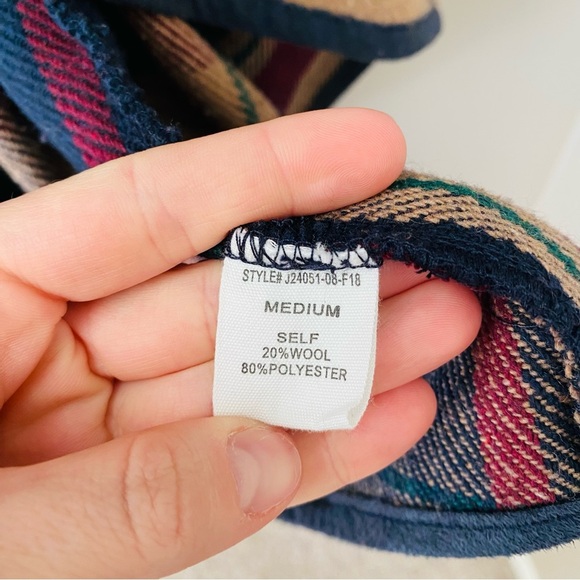 Altar'd State Open Front Plaid Vest Sz Medium - Picture 6 of 8